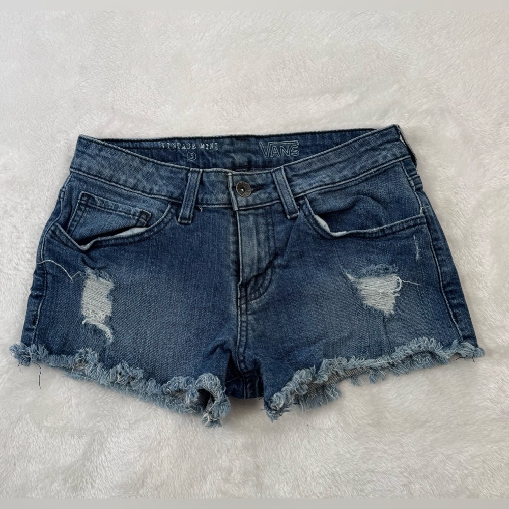 Vans Vintage Mini‎ Denim Shorts Size 3